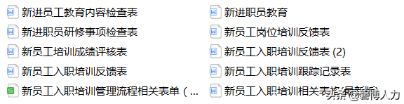 2020新员工入职培训管理手册，内附101个文件