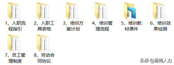 2020新员工入职培训管理手册，内附101个文件