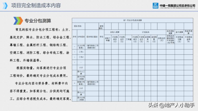 项目成本管理培训课件