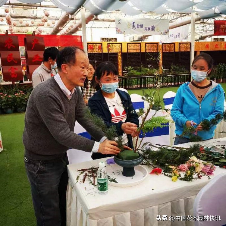 南京市举办插花和组合盆栽技艺专题培训班
