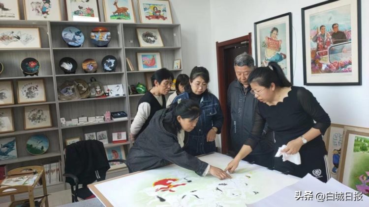 通榆县举办新时代文明实践通榆年画第五期创作培训班