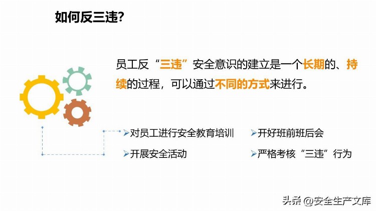 新员工反三违及安全知识培训课件PPT