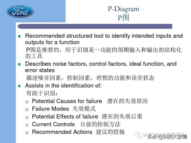 福特汽车老版FMEA培训教材