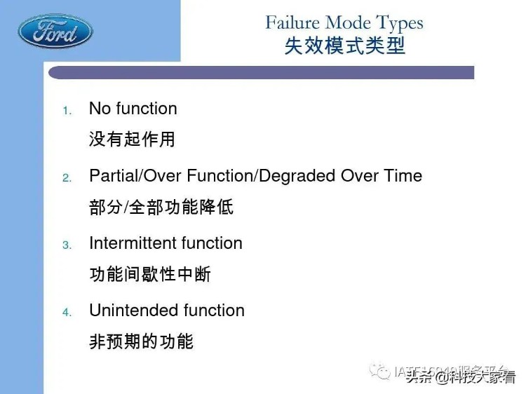 福特汽车老版FMEA培训教材