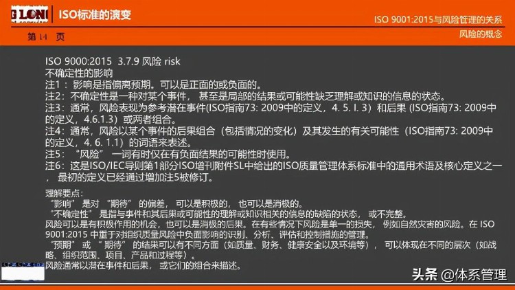 「体系管理」ISO9001-2015经典培训教材