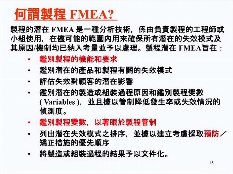 一份来自合资企业的FMEA培训教材，收了吧