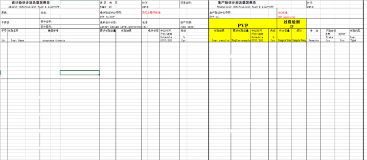 设计和开发控制手册模板（IATF16949-2016适用）