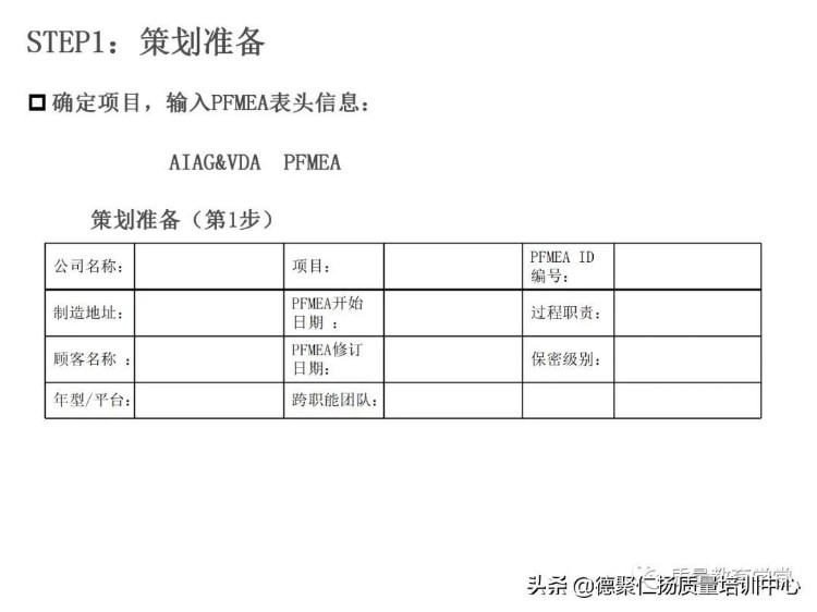 新版PFMEA 培训PPT，留着内部培训用