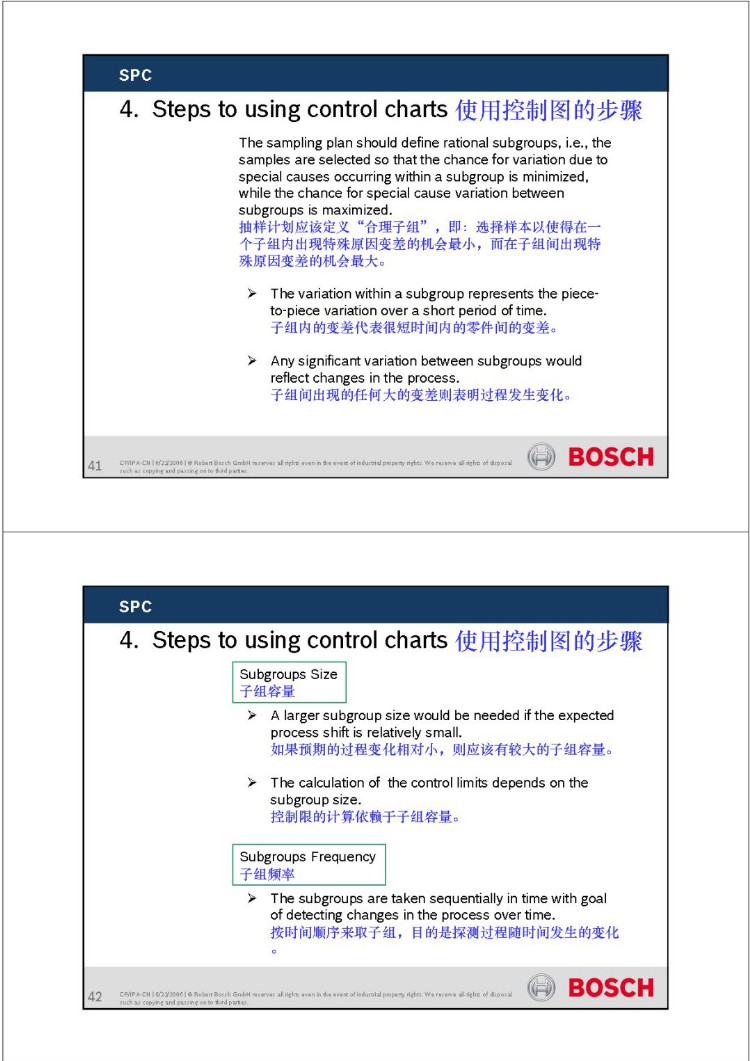 博世质量五大工具之SPC经典培训资料