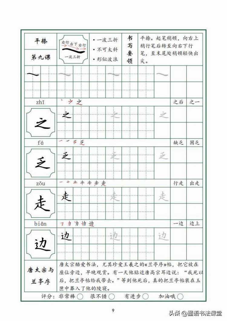 最新培训班教材，全套三册：系统教材36个基本笔画，收藏好了