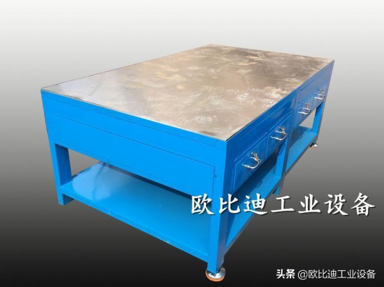 防火板六钳模具桌，复合板六钳模具桌