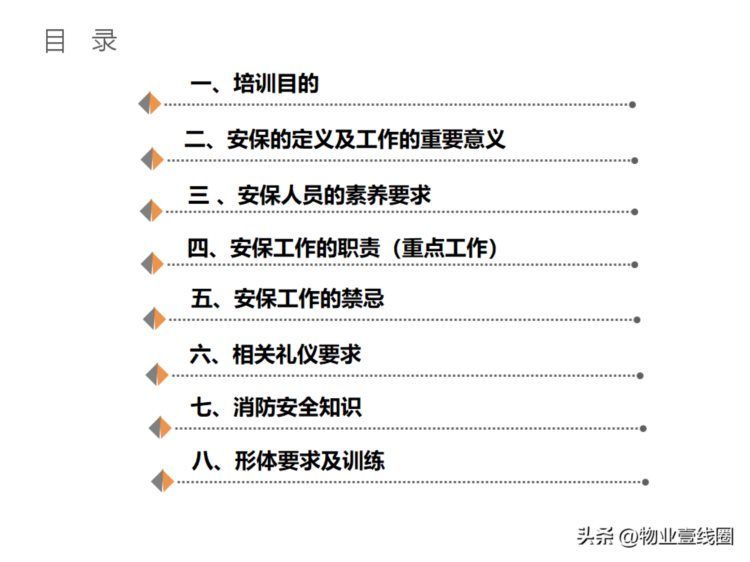 分享||物业安保常识培训资料