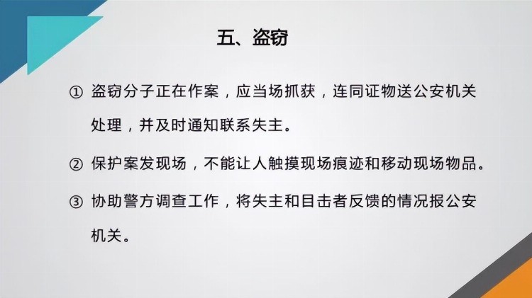 物业秩序维护员培训（PPT）