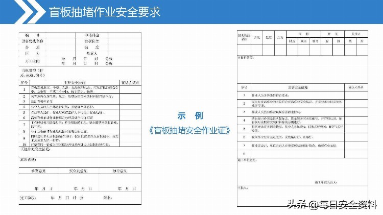 盲板抽堵作业安全培训