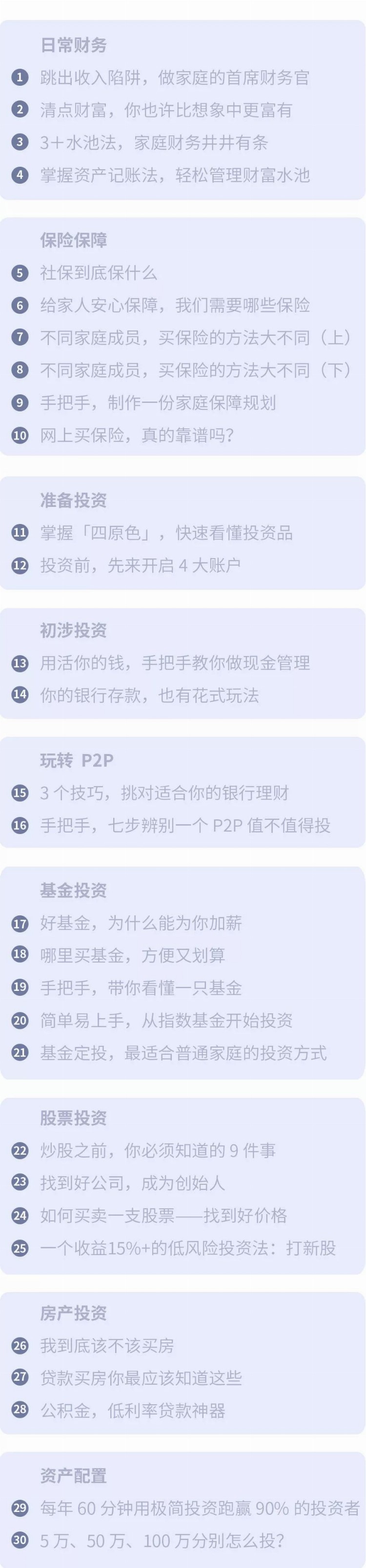 一学就会的理财技巧，看完就能用得上