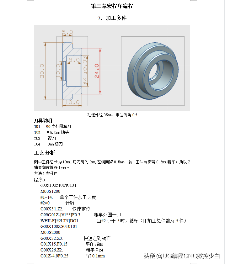 宏程序！数控车床宏程序实例大全，案例分析