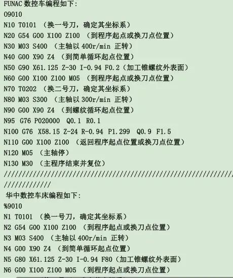 数控车床编程自学方法与实例