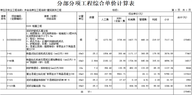 杭州造价预算培训：建设工程造价——综合单价编制过程（二）