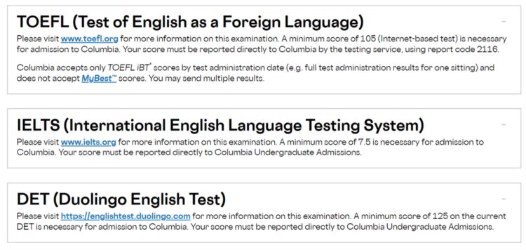 确认：美国前30大学这3所大学不接受托福家考，2所不接受多邻国