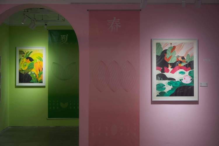 到ALILI ART艺术馆感受四季流转！“岁律•二十四节气插画展”正在展出