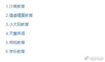 重庆沙区校外培训机构“黑白”名单公布 这6所上榜黑名单