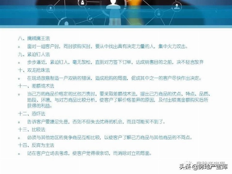 房地产销售实战技巧综合培训