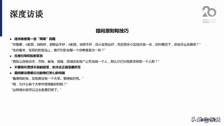 房地产企业客户深度研究方法培训