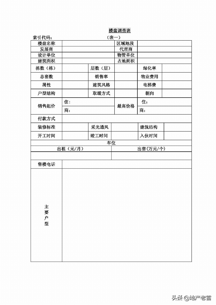 房地产基础知识培训手册 -房地产