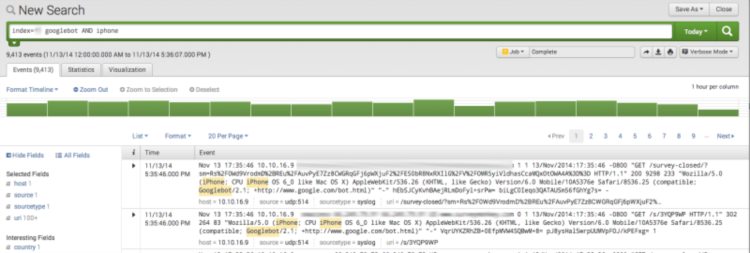 SEO实战：如何使用Splunk工具分析网站？