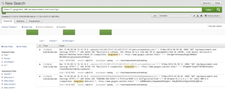 SEO实战：如何使用Splunk工具分析网站？