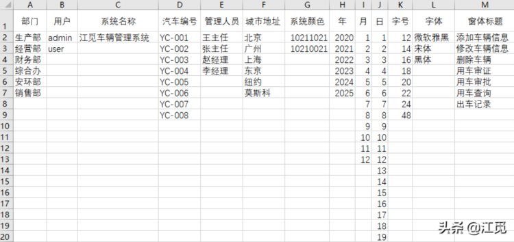 Excel vba 编程设计学习心得：用车管理系统编制过程解读