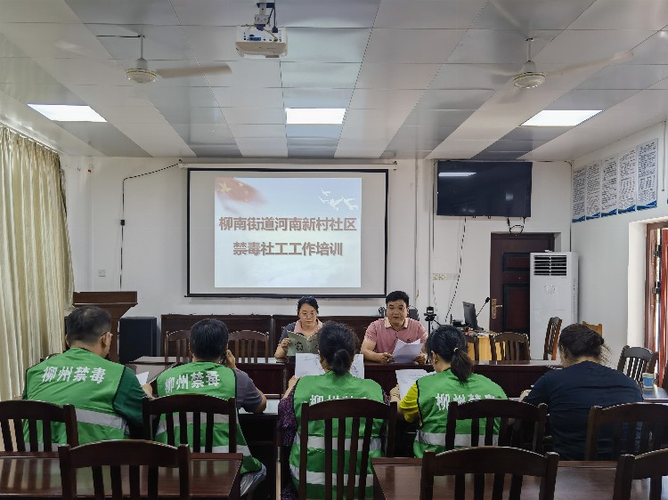 柳州市柳南区：河南新村社区开展禁毒社工专题业务培训