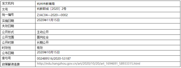 杭州市教育局最新通知：11月15日起，对校外培训机构学费进行监管