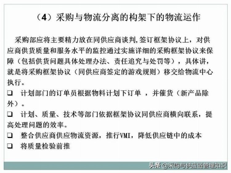 超级干货：采购及供应链管理PPT分享