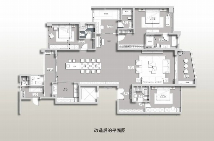 ZBD纵横建设 | 广州雅居乐·剑桥郡300㎡都市现代简约风宅居写意