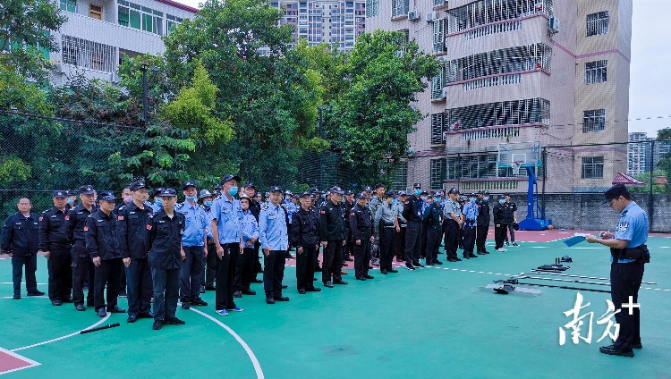 警校警企携手筑平安！梅州兴宁公安开展保安人员警务技能培训