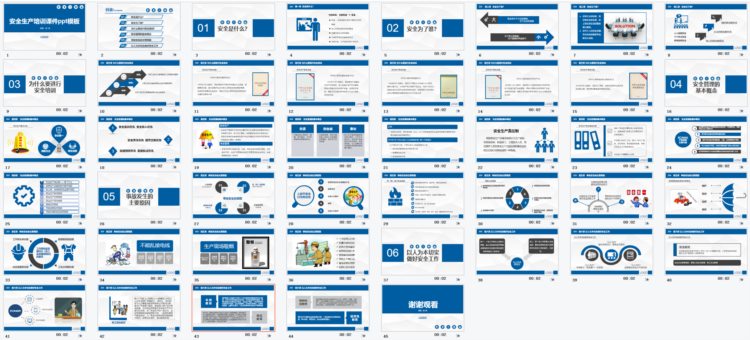 企业安全生产管理培训资料，专业教学完整课件，全套设计直接应用