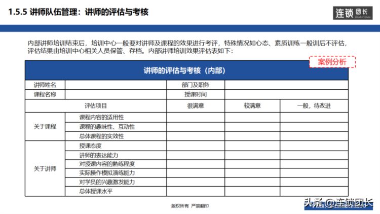 训练组织搭建后，讲师团队如何管理？