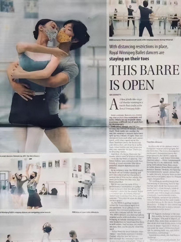 我，为学舞蹈11岁离家18岁出国，现在是温尼伯皇家芭蕾舞团首席