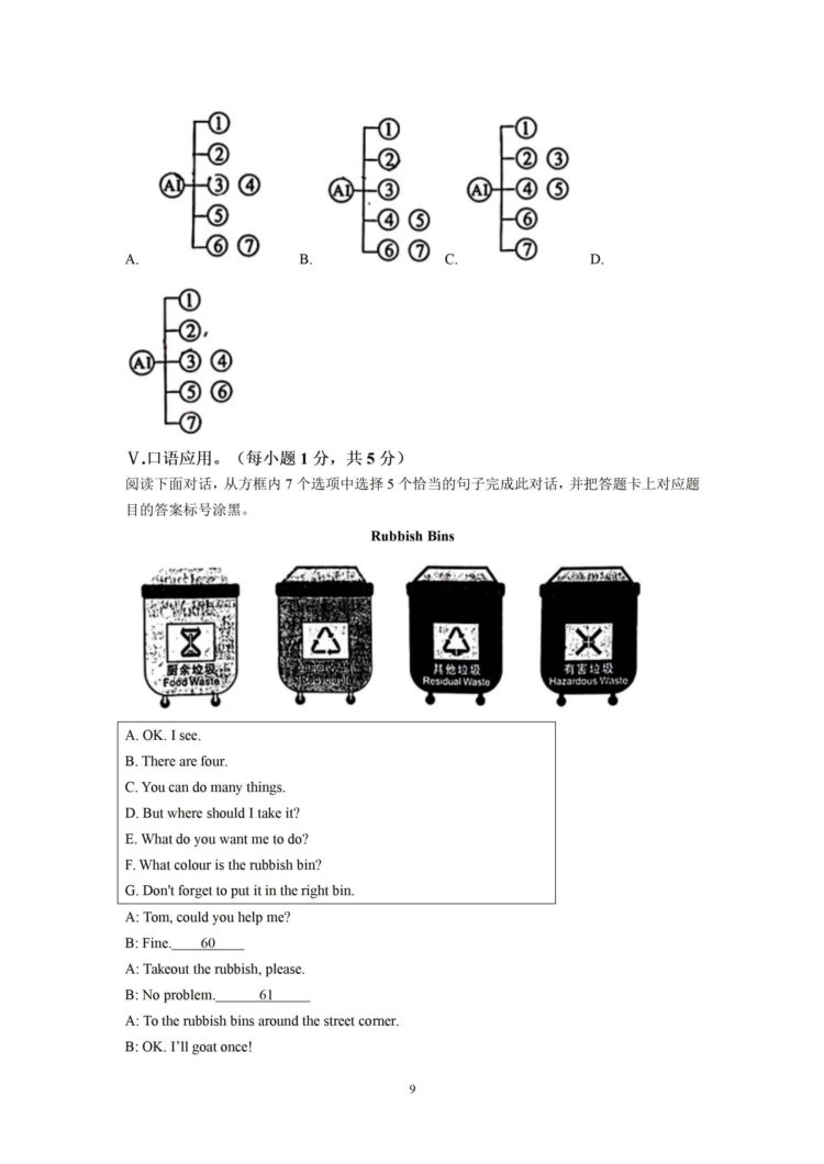 2023年重庆市中考英语A卷真题(含答案)