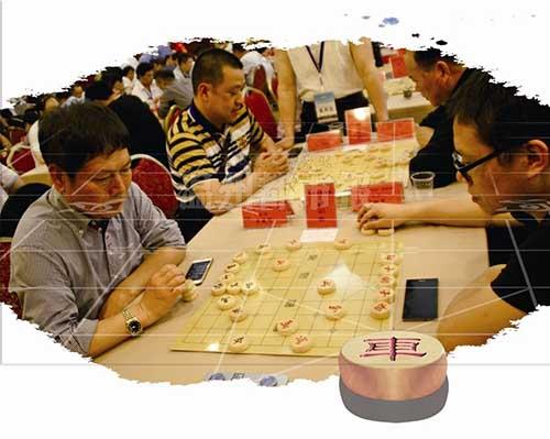 温州象棋高手驰骋楚河汉界