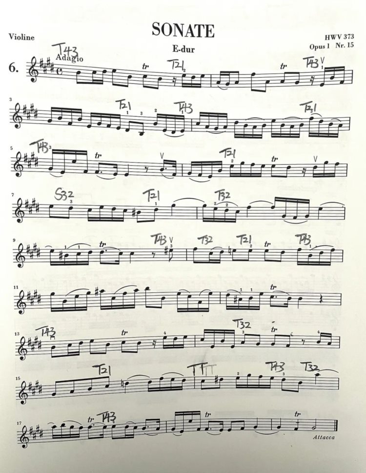 左手分组标记法：解决小提琴音准难题