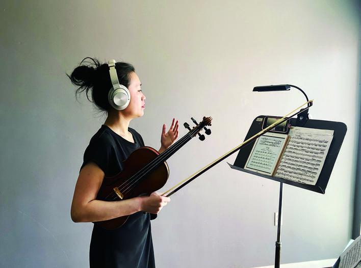 旅美青年小提琴家变身公益讲师
