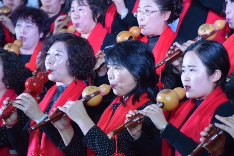 灵丘文化馆举办公益性免费培训汇报演出迎新春音乐会