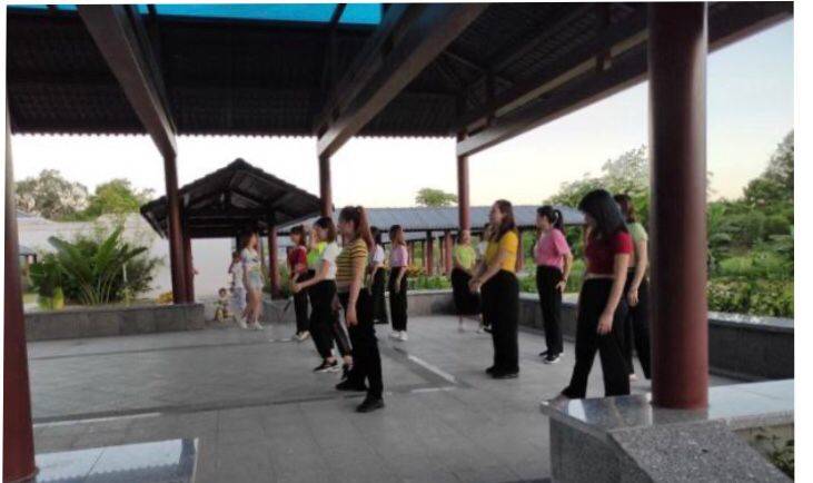 海口美兰区大致坡镇举办新时代文明实践舞蹈培训班
