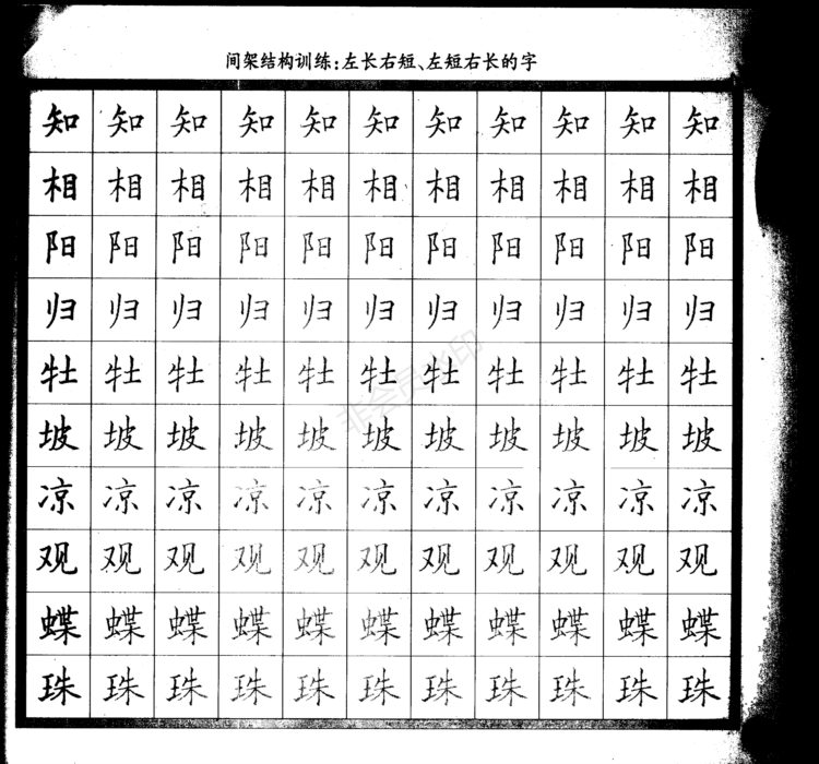 零基础学硬笔楷书入门，这份字帖图文并茂