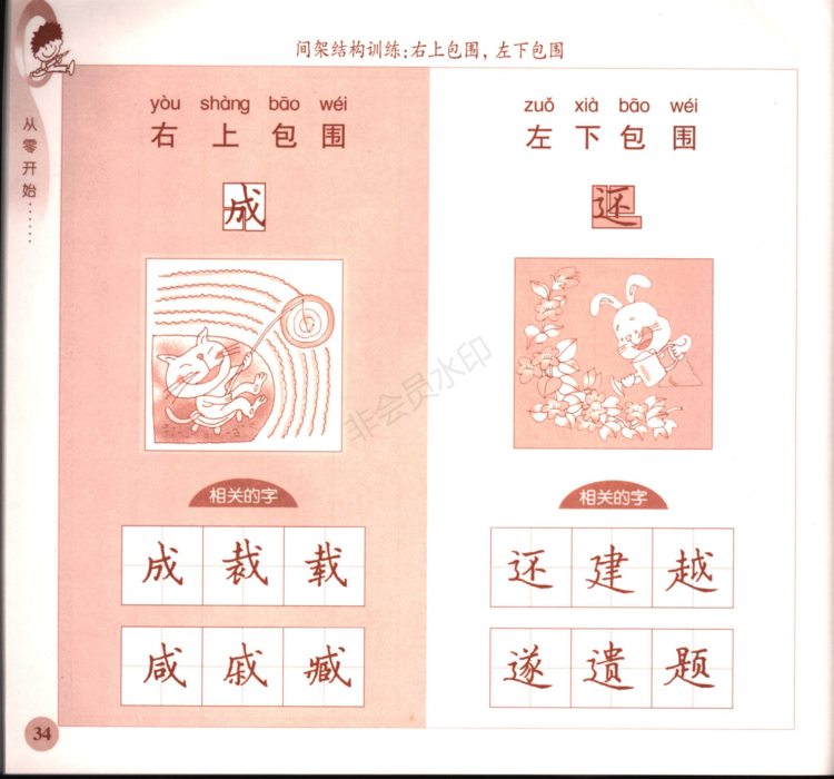 零基础学硬笔楷书入门，这份字帖图文并茂