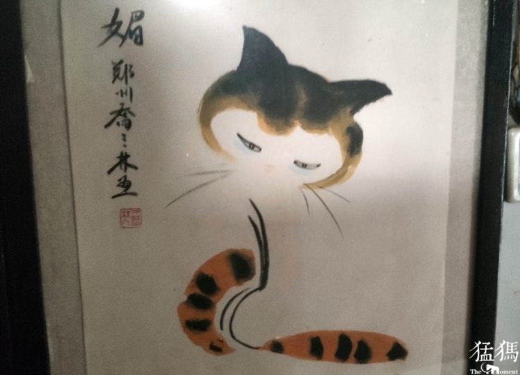 郑州这位六旬大叔20多年前自学国画 现赢得“中原猫王”美誉