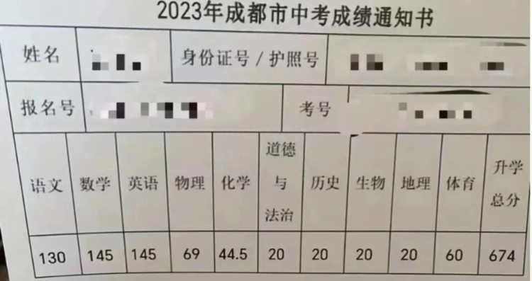 今年刷屏成都中考家长群的674分“牛蛙”找到了！成长路上父母做了这些事