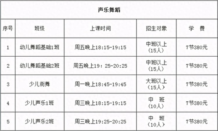 区妇儿活动中心成人少儿暑期单项课程开始报名啦！